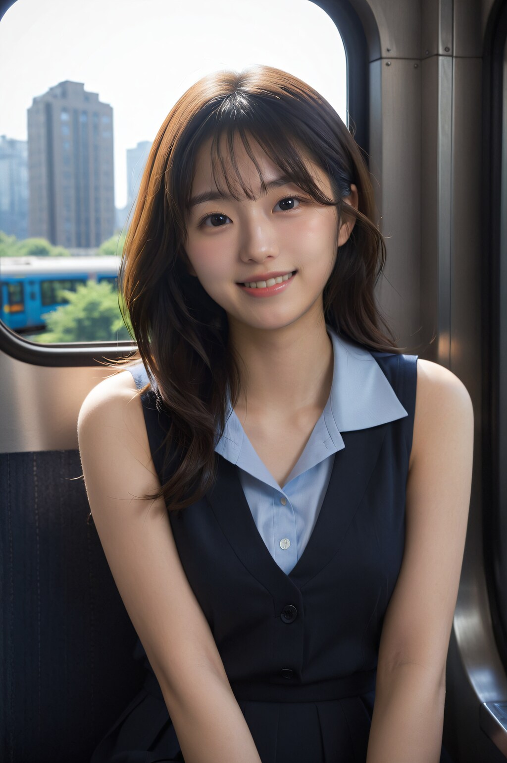 朝の電車通勤