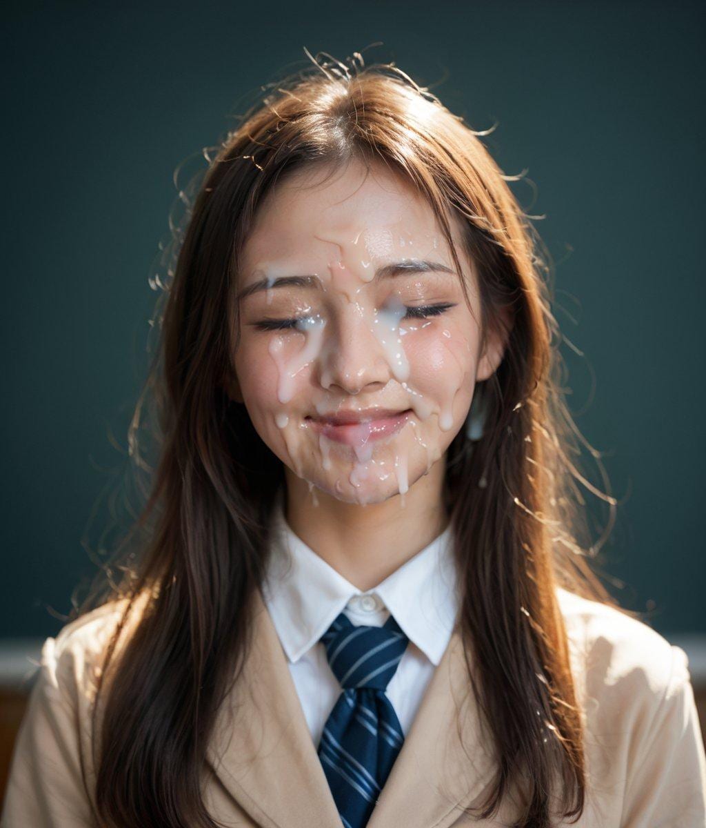 女子校生にぶっかけ８