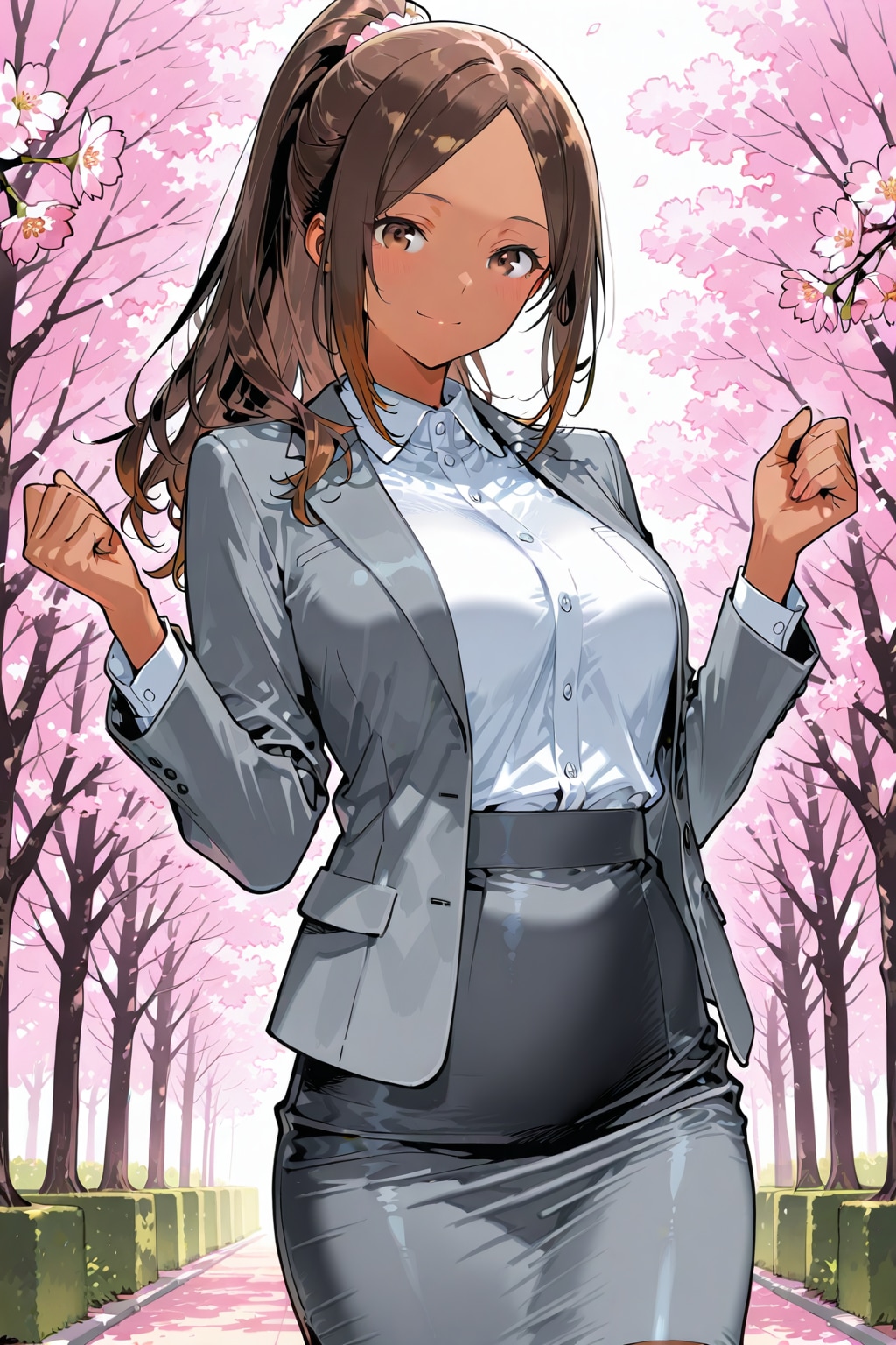 ちちぷい学園入学式 | の人気AIイラスト・グラビア