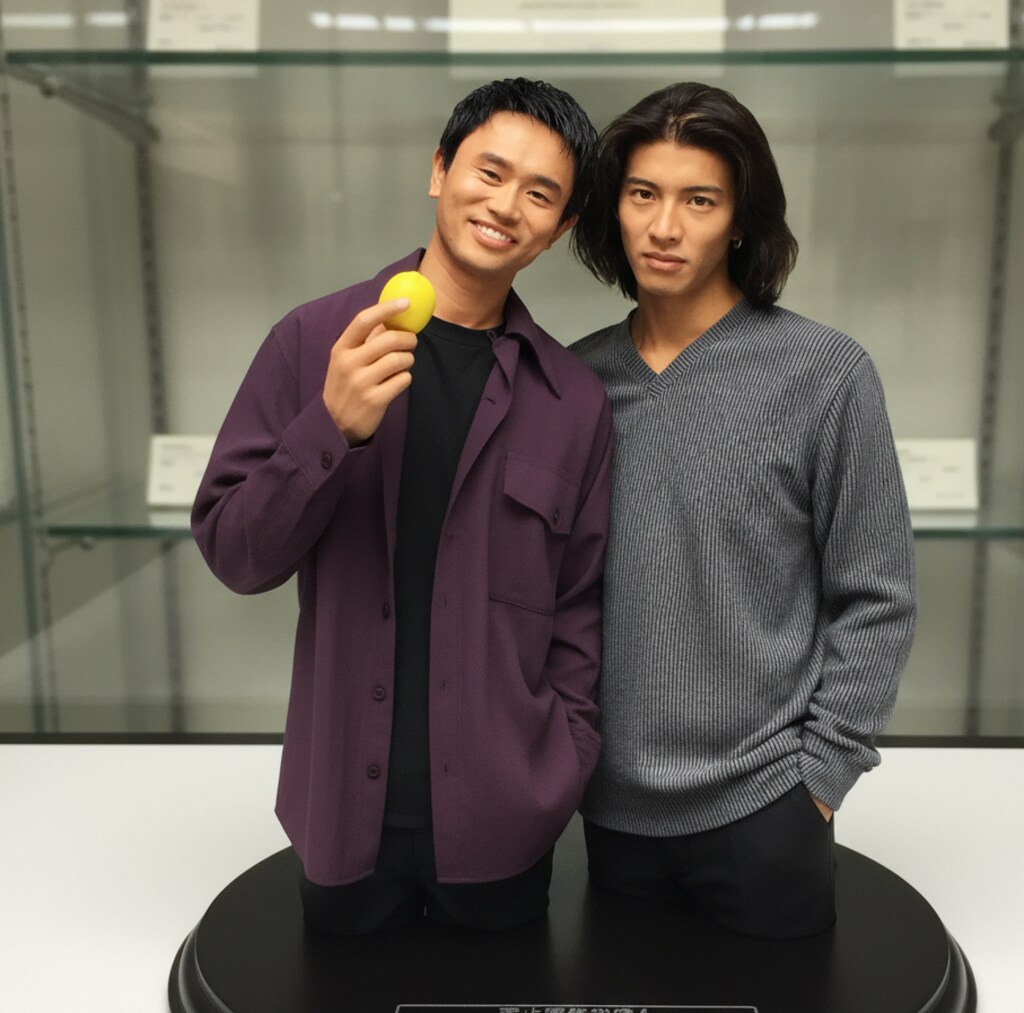 1995年某ドラマ出演者の2人フィギュア