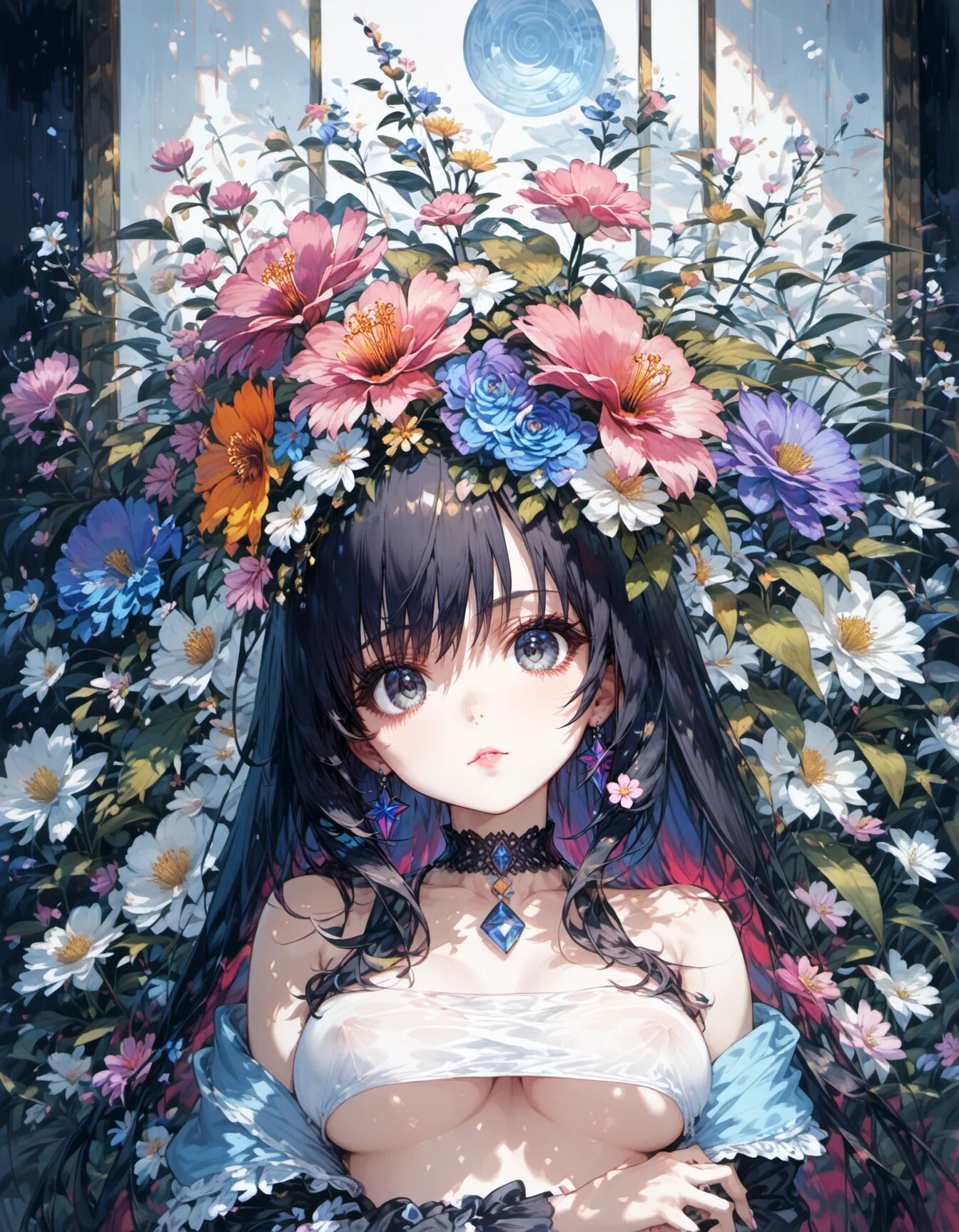 The Goddess of the Floral Crown