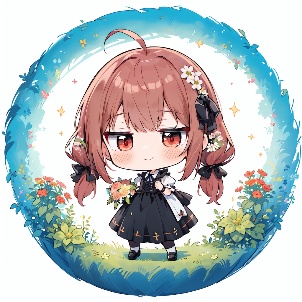 ジト目のおさげちゃん