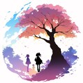 桜の少女たち 2枚目