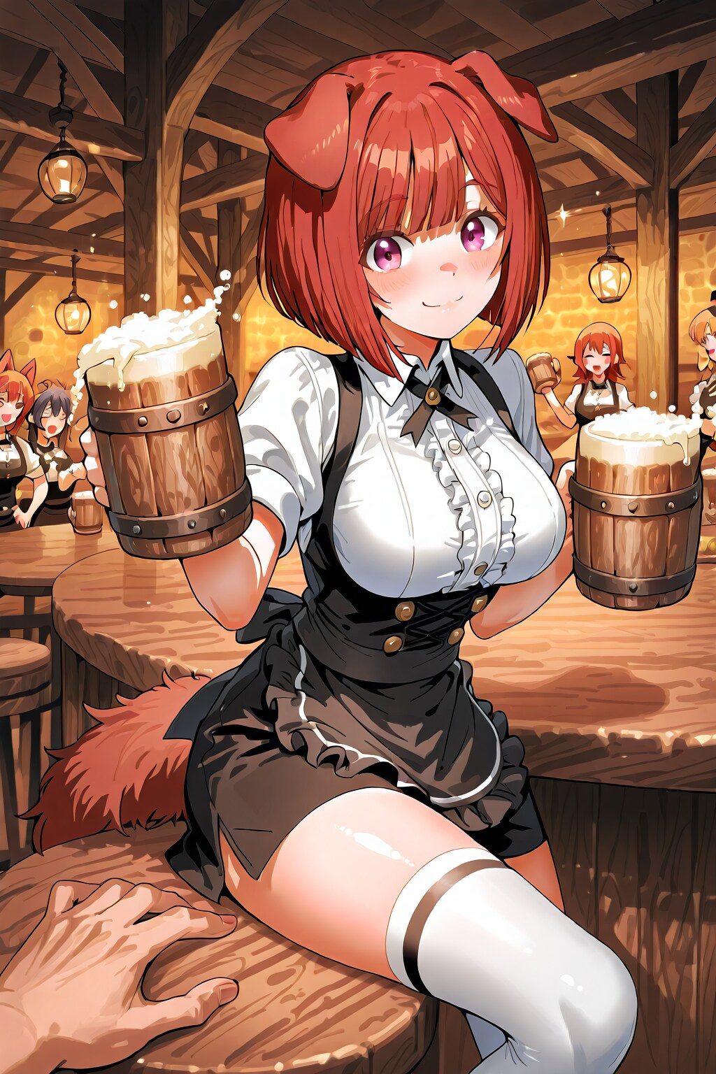 ワン！しゅわしゅわビールお待たせしました〜！