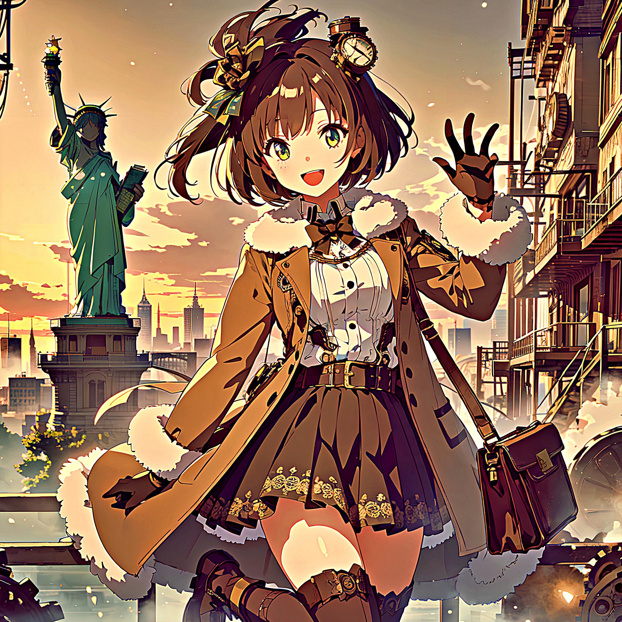 アメリカ旅行～CHICHI-PUI TRAVEL～【Steampunk×ケモミミ】