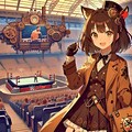 アメリカ旅行～CHICHI-PUI TRAVEL～【Steampunk×ケモミミ】 5枚目