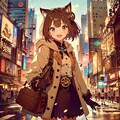 アメリカ旅行～CHICHI-PUI TRAVEL～【Steampunk×ケモミミ】 2枚目