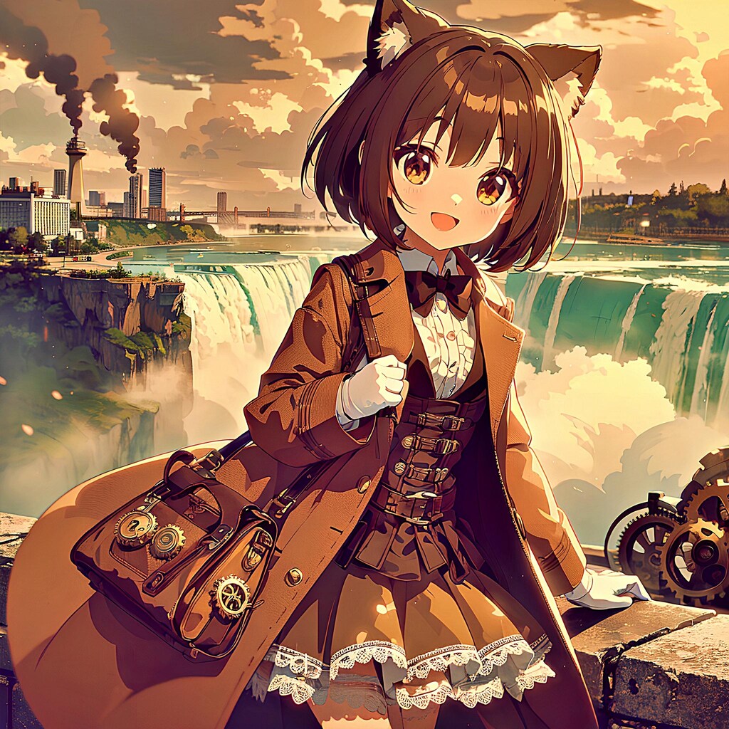 アメリカ旅行～CHICHI-PUI TRAVEL～【Steampunk×ケモミミ】