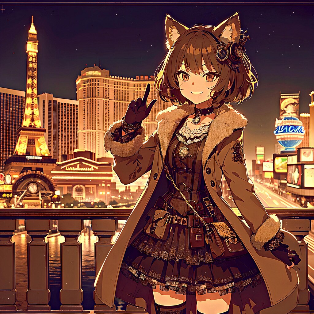 アメリカ旅行～CHICHI-PUI TRAVEL～【Steampunk×ケモミミ】