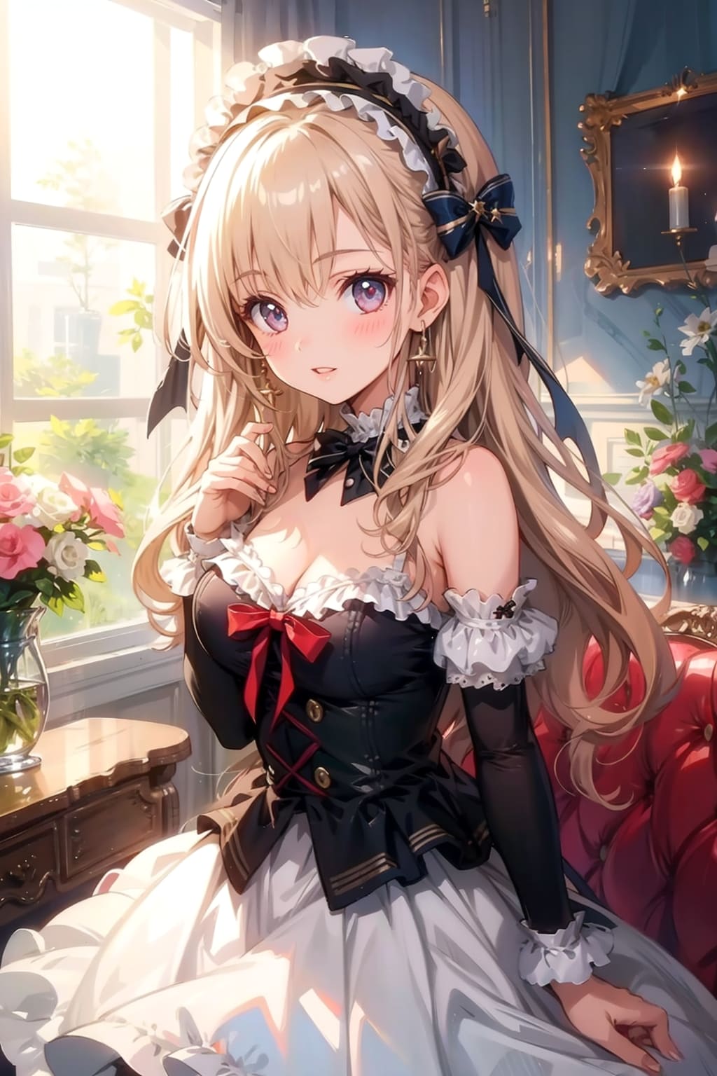 ゴスロリ美少女 | の人気AIイラスト・グラビア