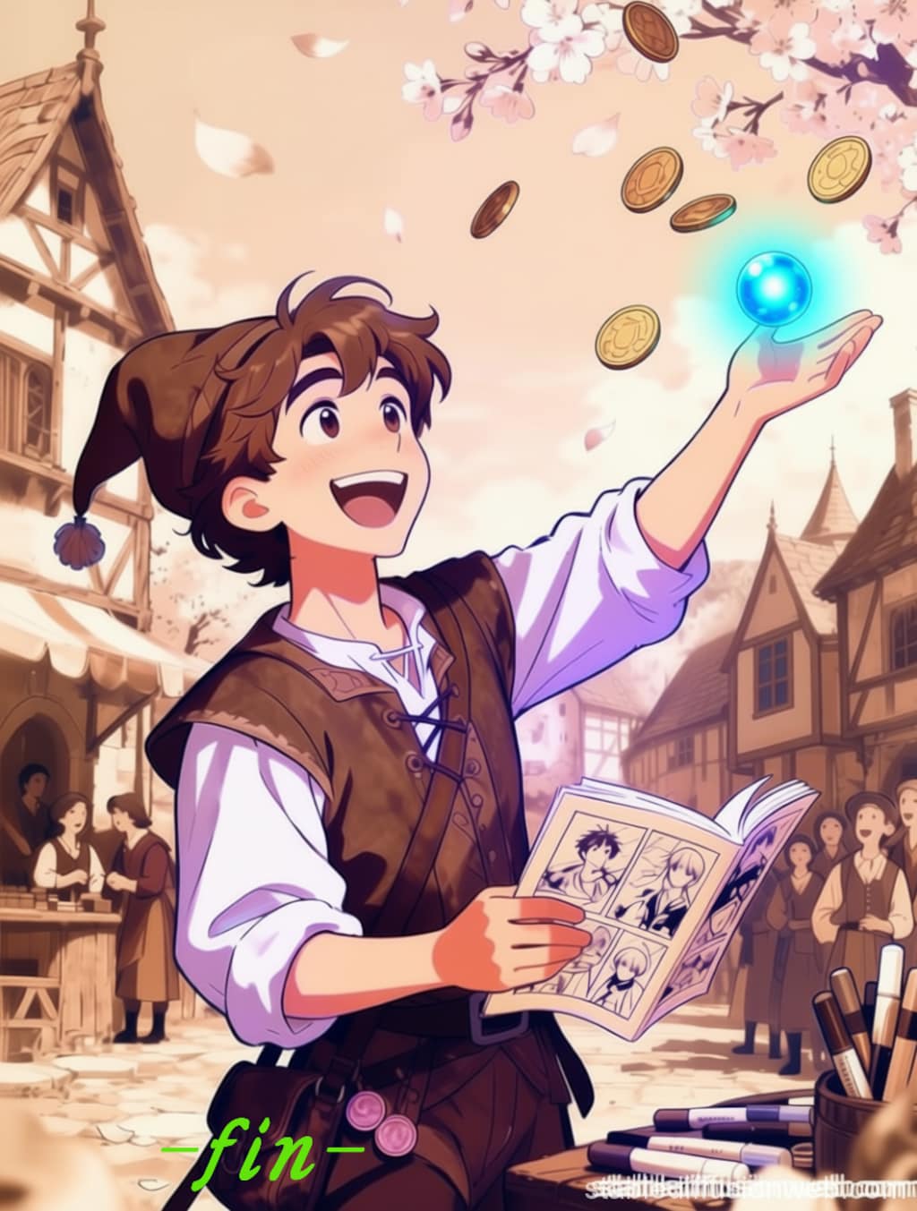 とある旅芸人の漫画家転生。