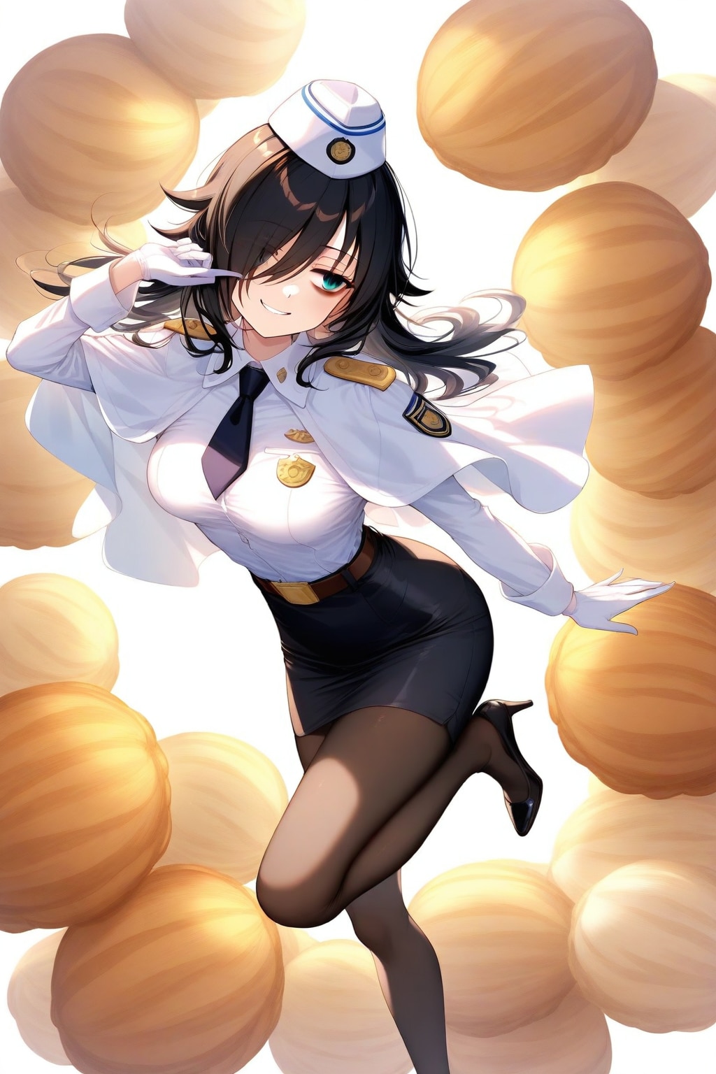 黒木智子艦長 | の人気AIイラスト・グラビア