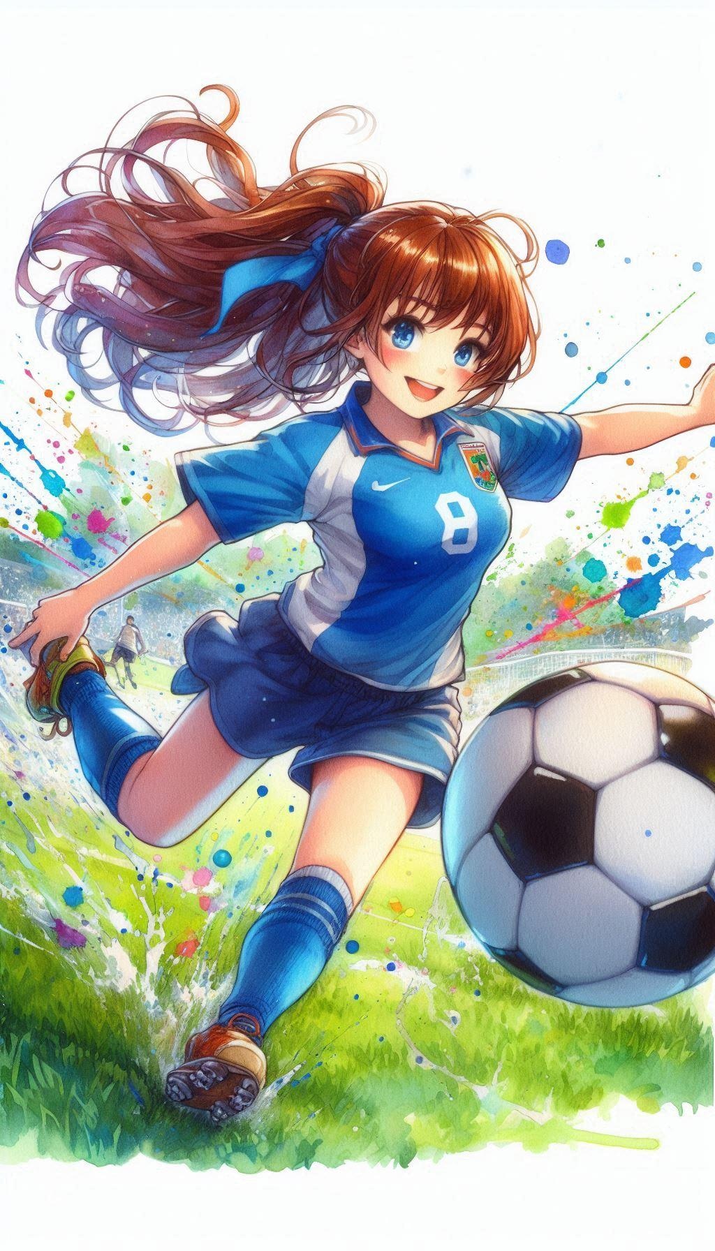 サッカー少女