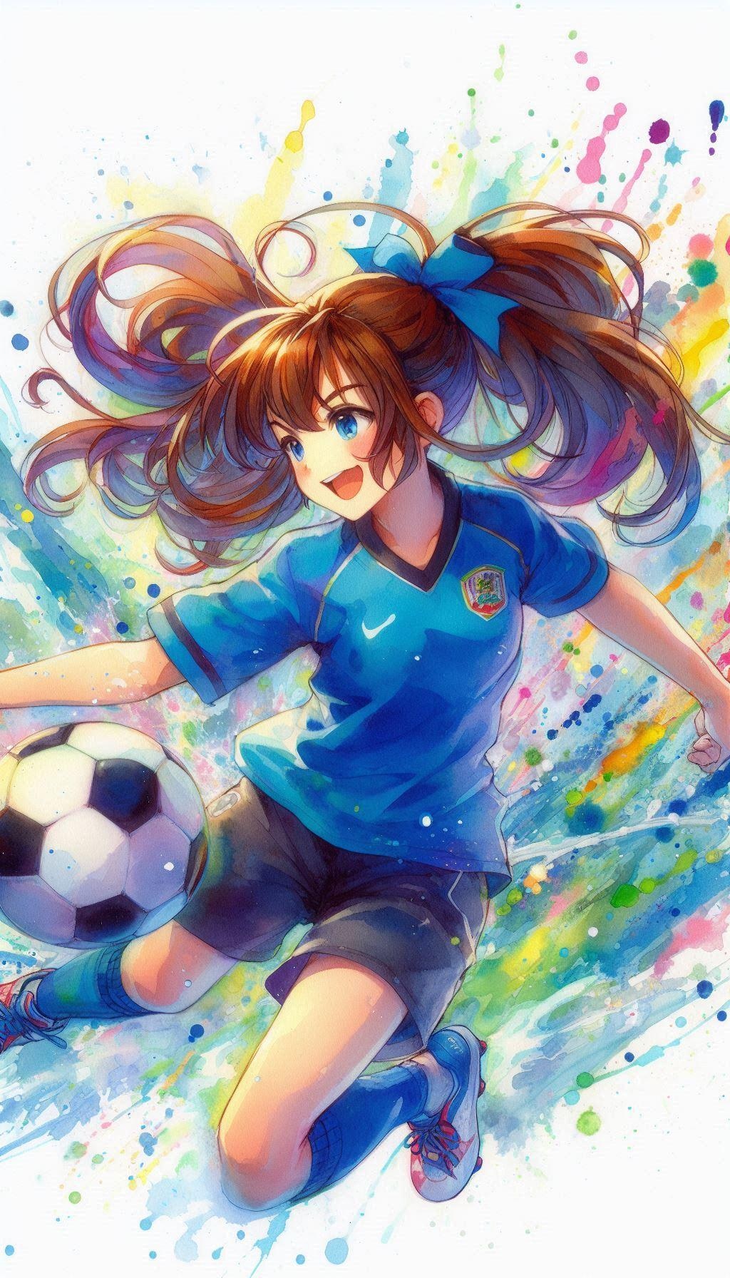 サッカー少女
