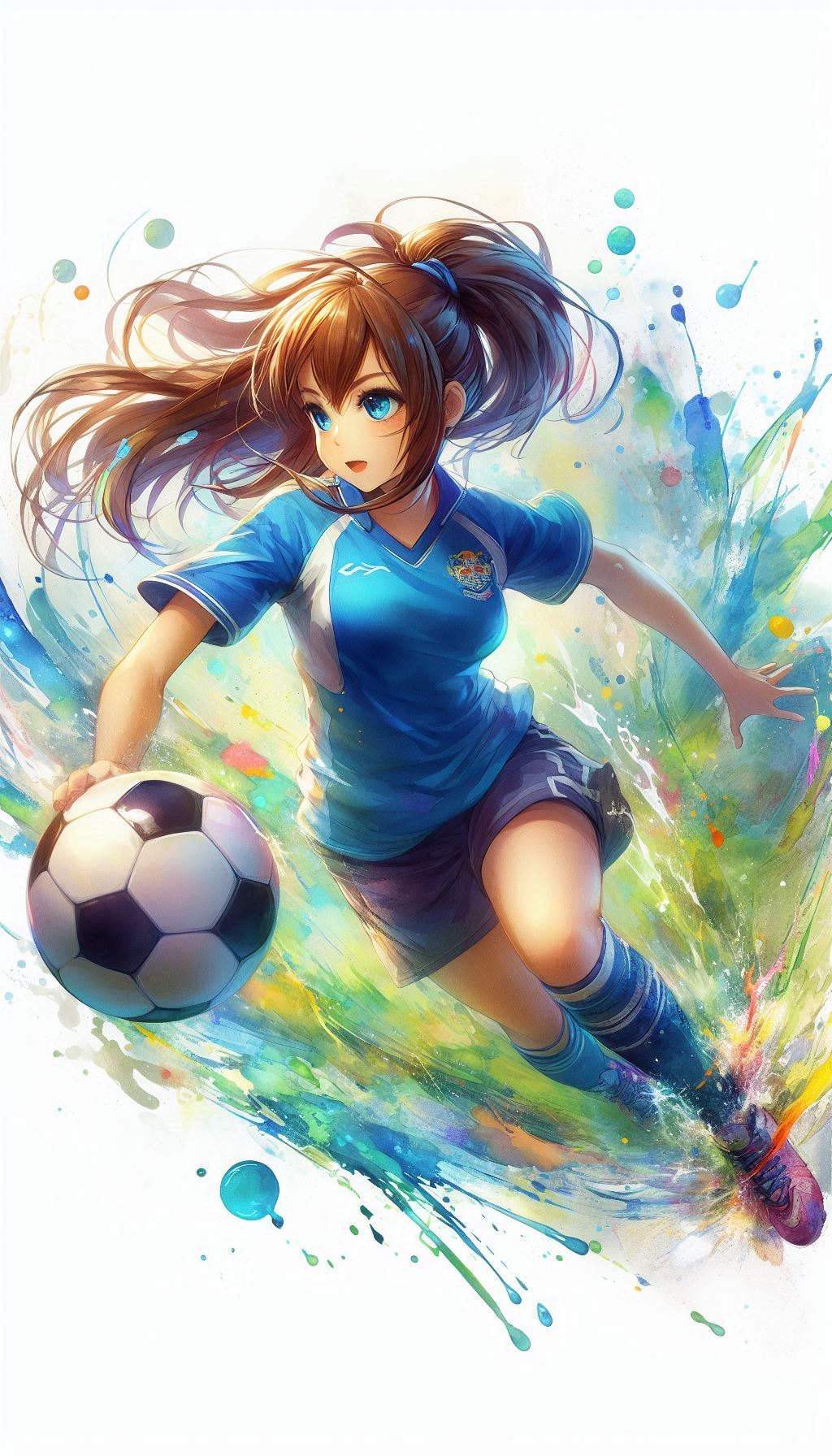 サッカー少女