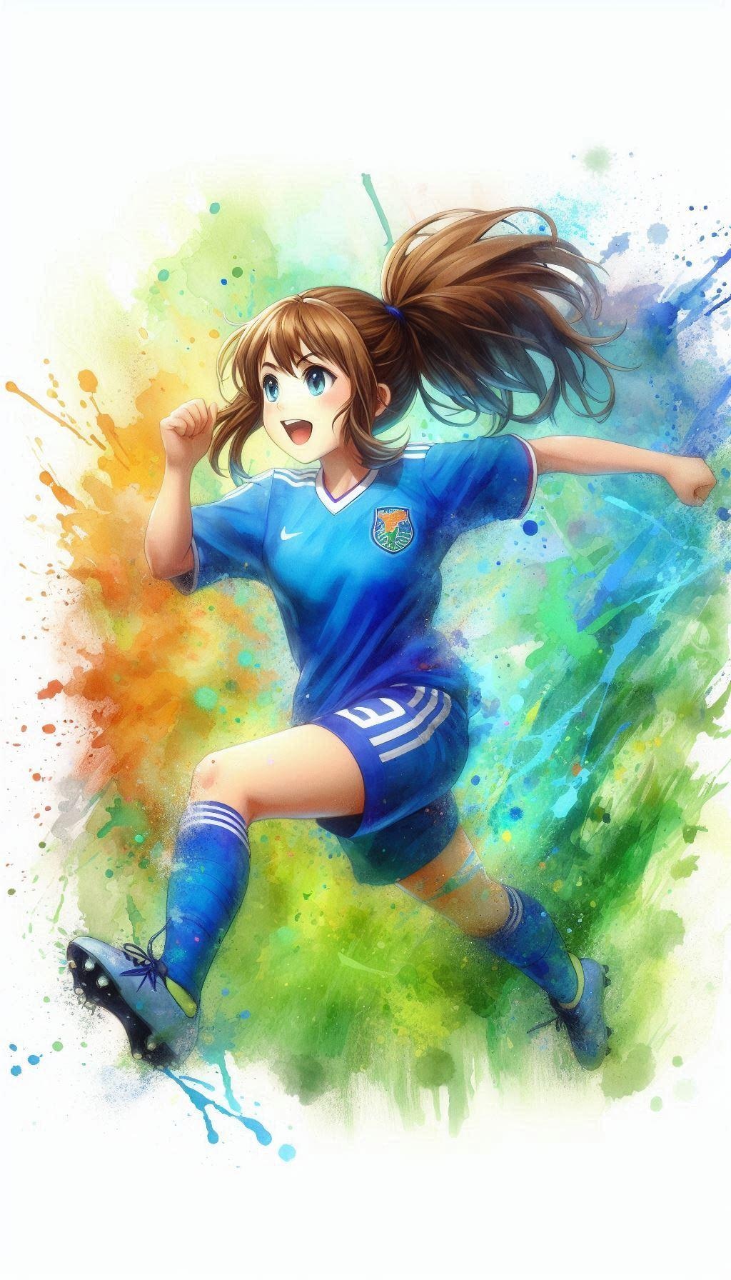 サッカー少女