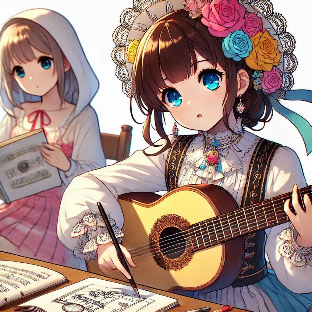 [Dalleさんで]○ートボールを作る女の子[リュートボール] | の人気AIイラスト・グラビア