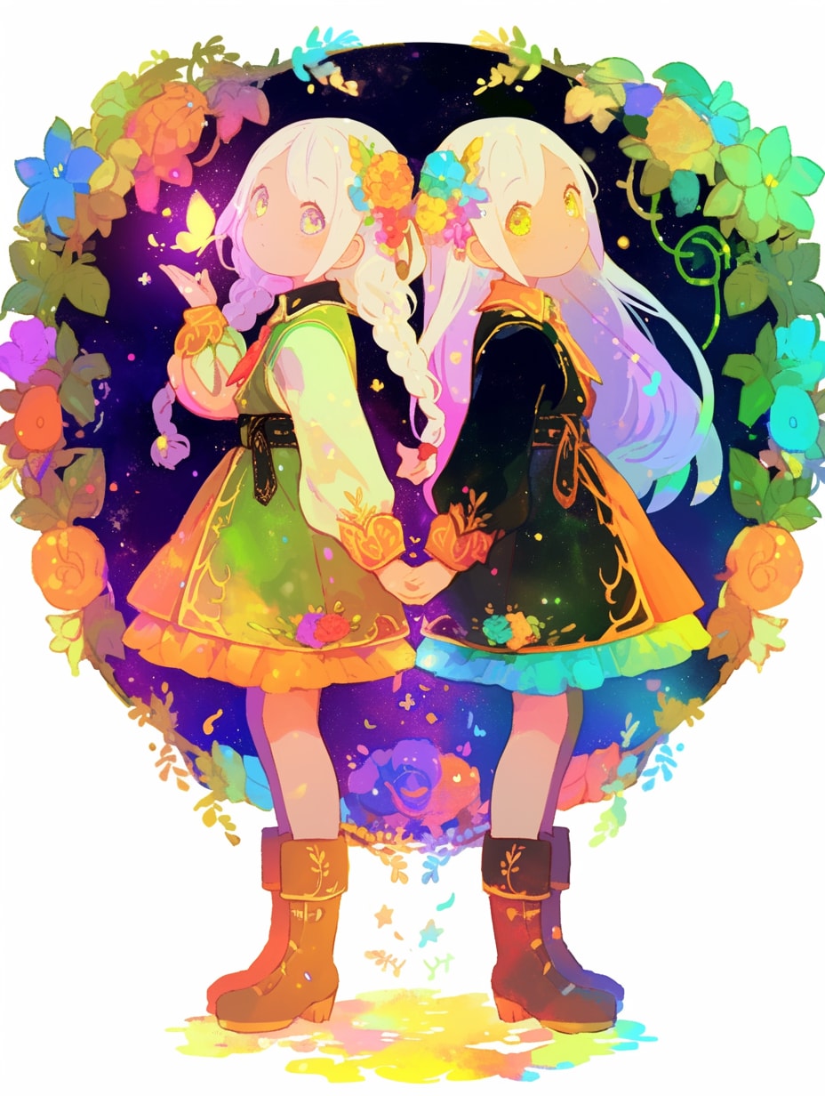 双子。 | の人気AIイラスト・グラビア