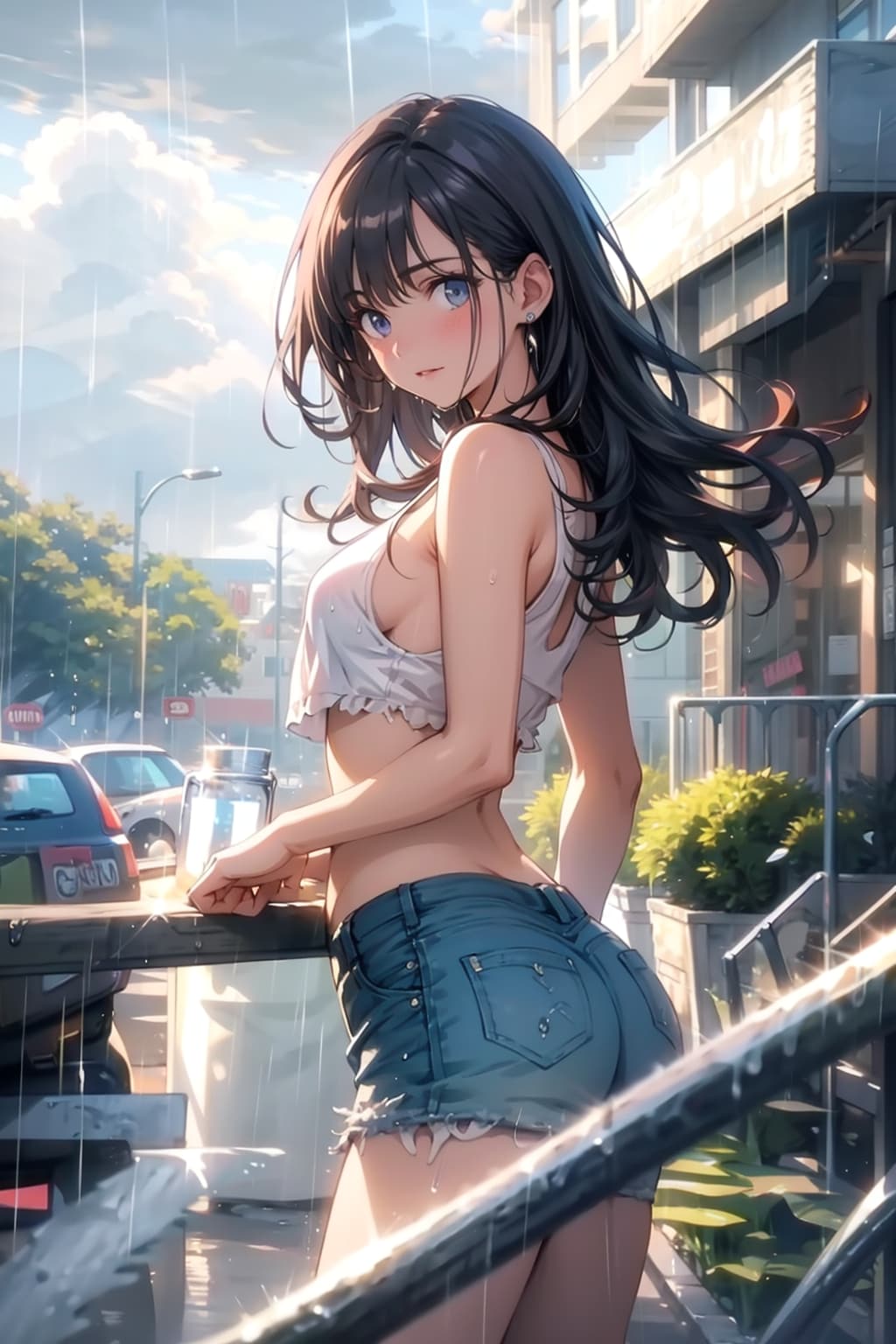 「通り雨」に遭遇