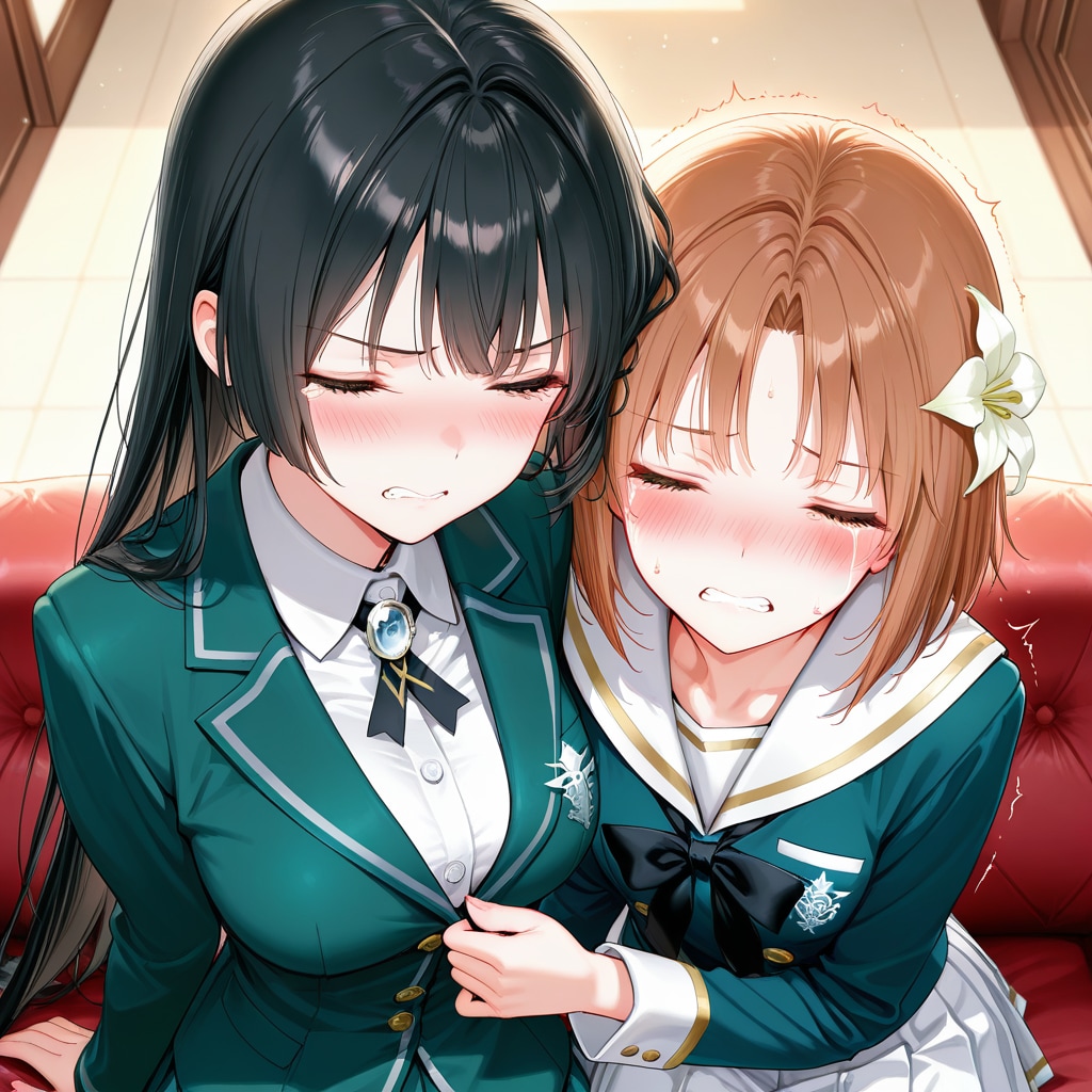 理事長室で催眠術を掛けられる女の子たち（1）
