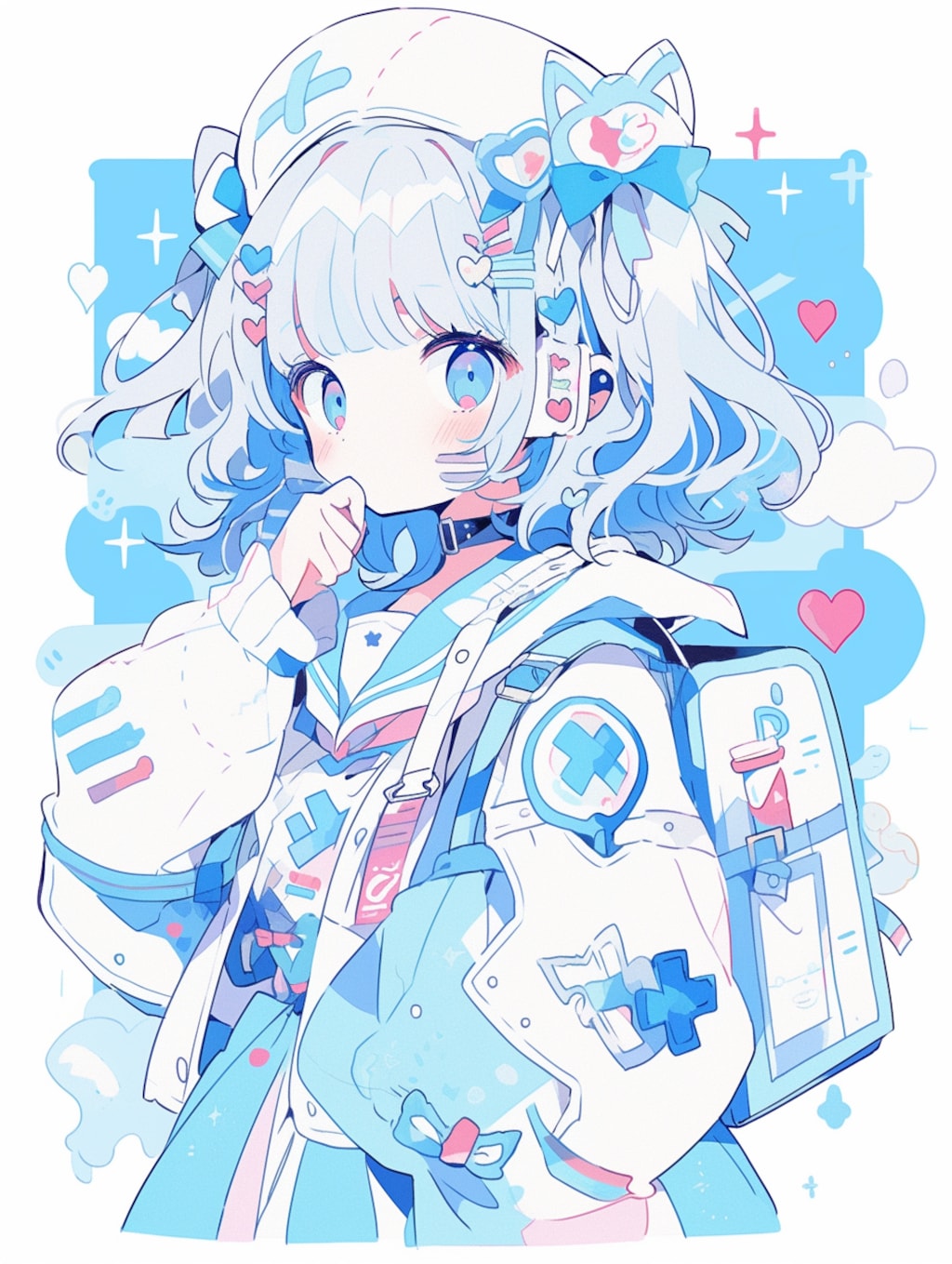 水色ポップ