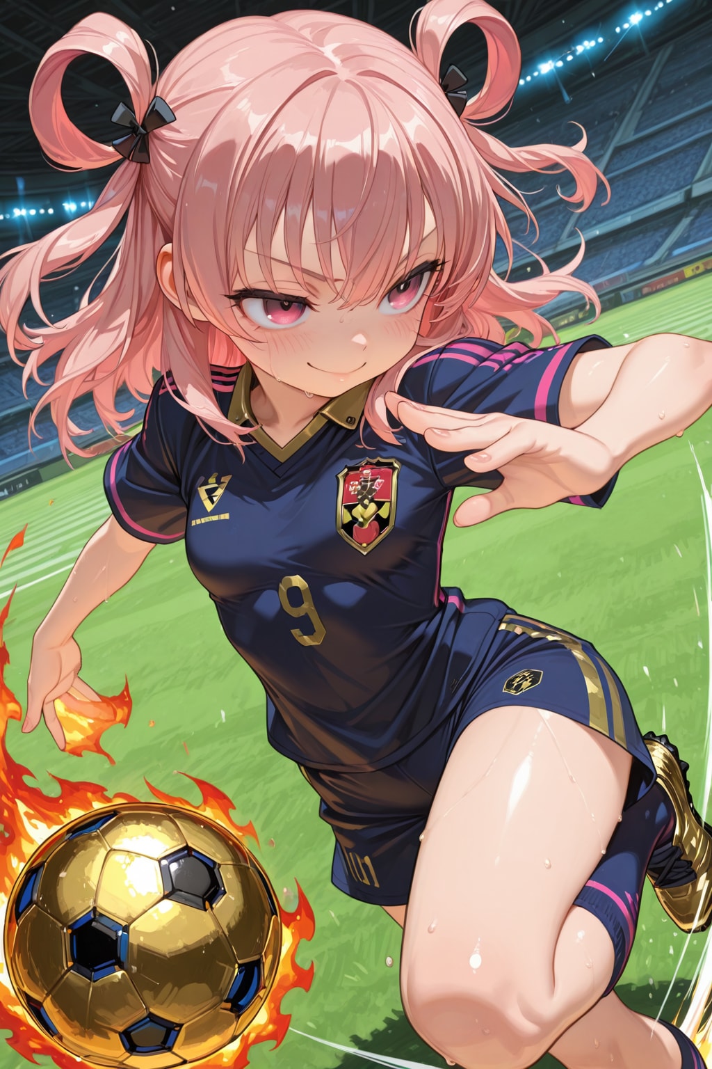 桃音ちゃんキンタマサッカーデビュー！