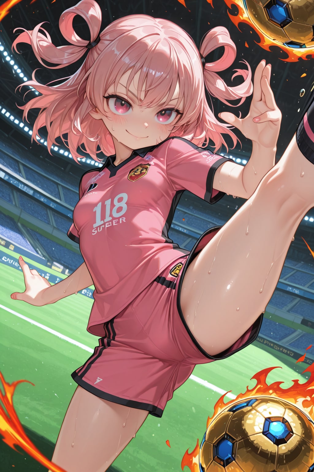 桃音ちゃんキンタマサッカーデビュー！