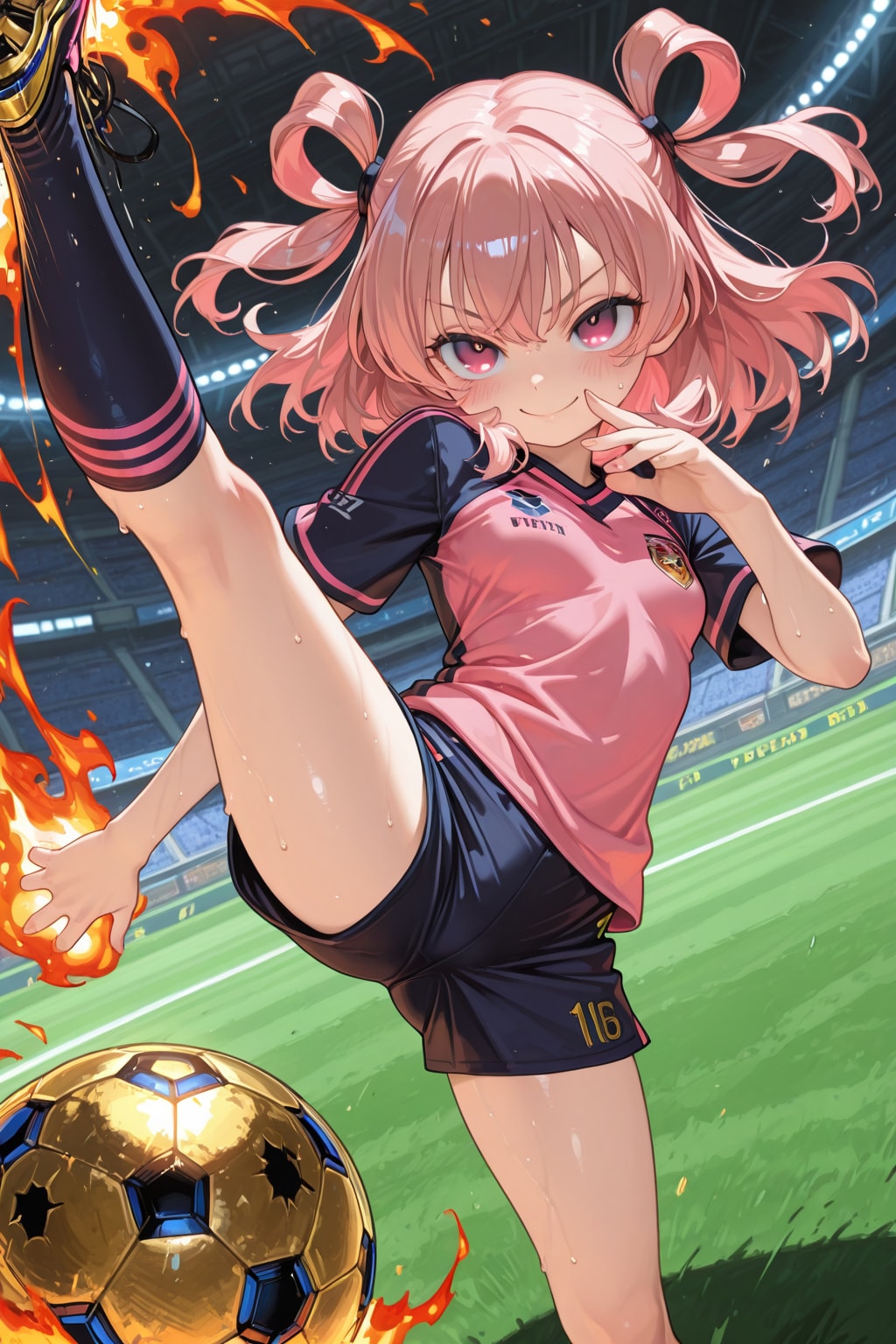桃音ちゃんキンタマサッカーデビュー！