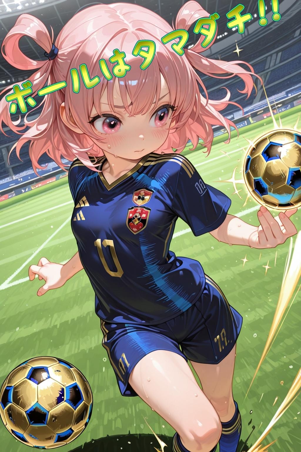 桃音ちゃんキンタマサッカーデビュー！