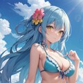 水着の女の子 2枚目