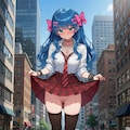 ノーパンなのを忘れていて・・・ 2枚目