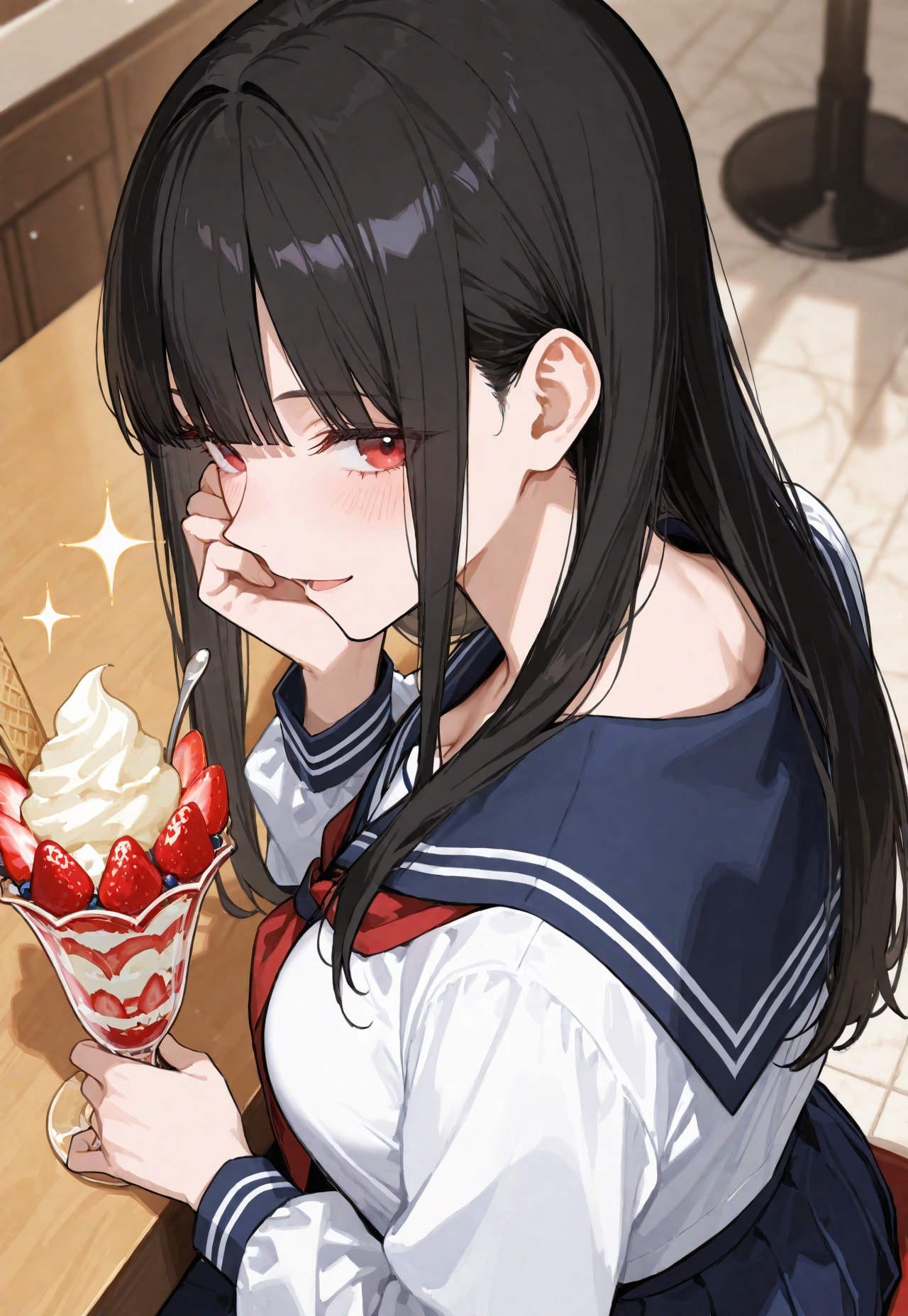 ご褒美パフェ | の人気AIイラスト・グラビア