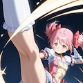 魔法少女まどか☆マギカ　鹿目まどか　キック1 9枚目