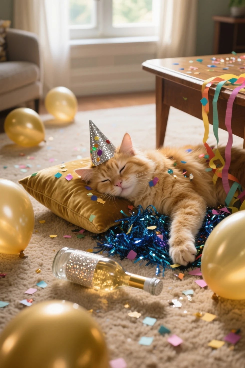 大晦日はしゃぎまくって正月を迎えた末路 | の人気AIイラスト・グラビア