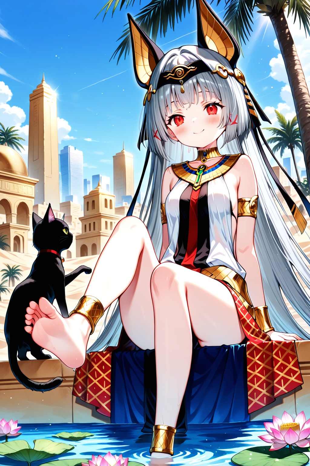 黒猫とオアシスの守護者