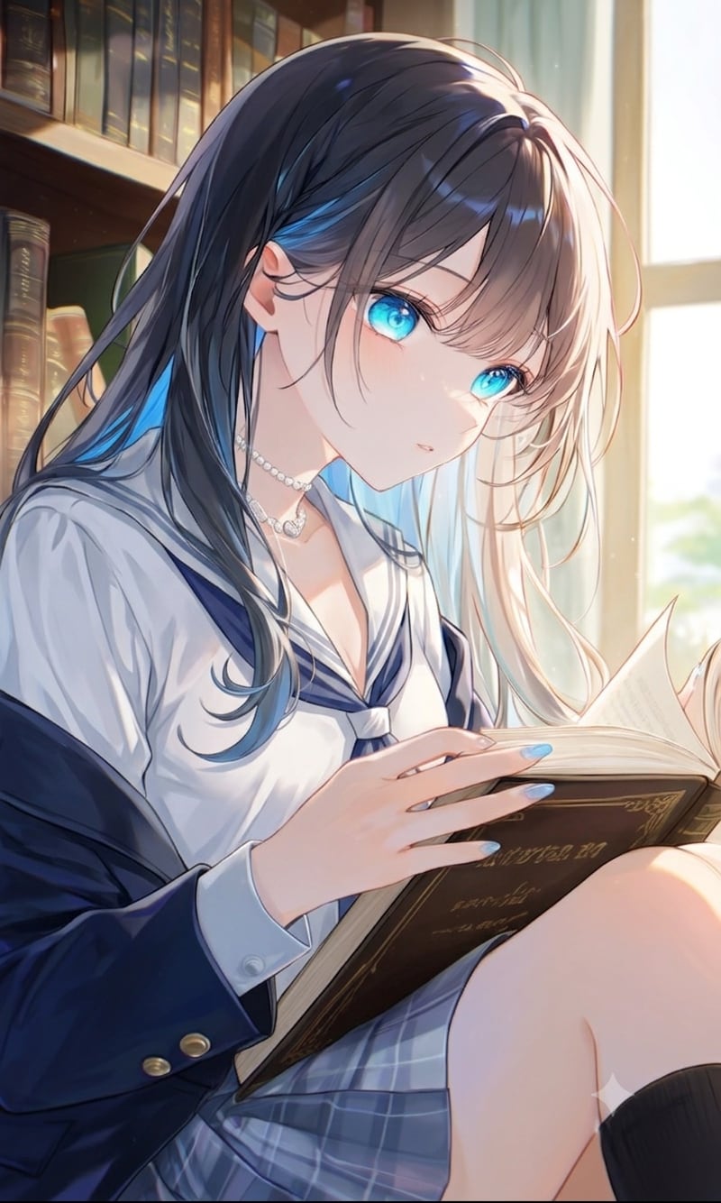 図書館の少女