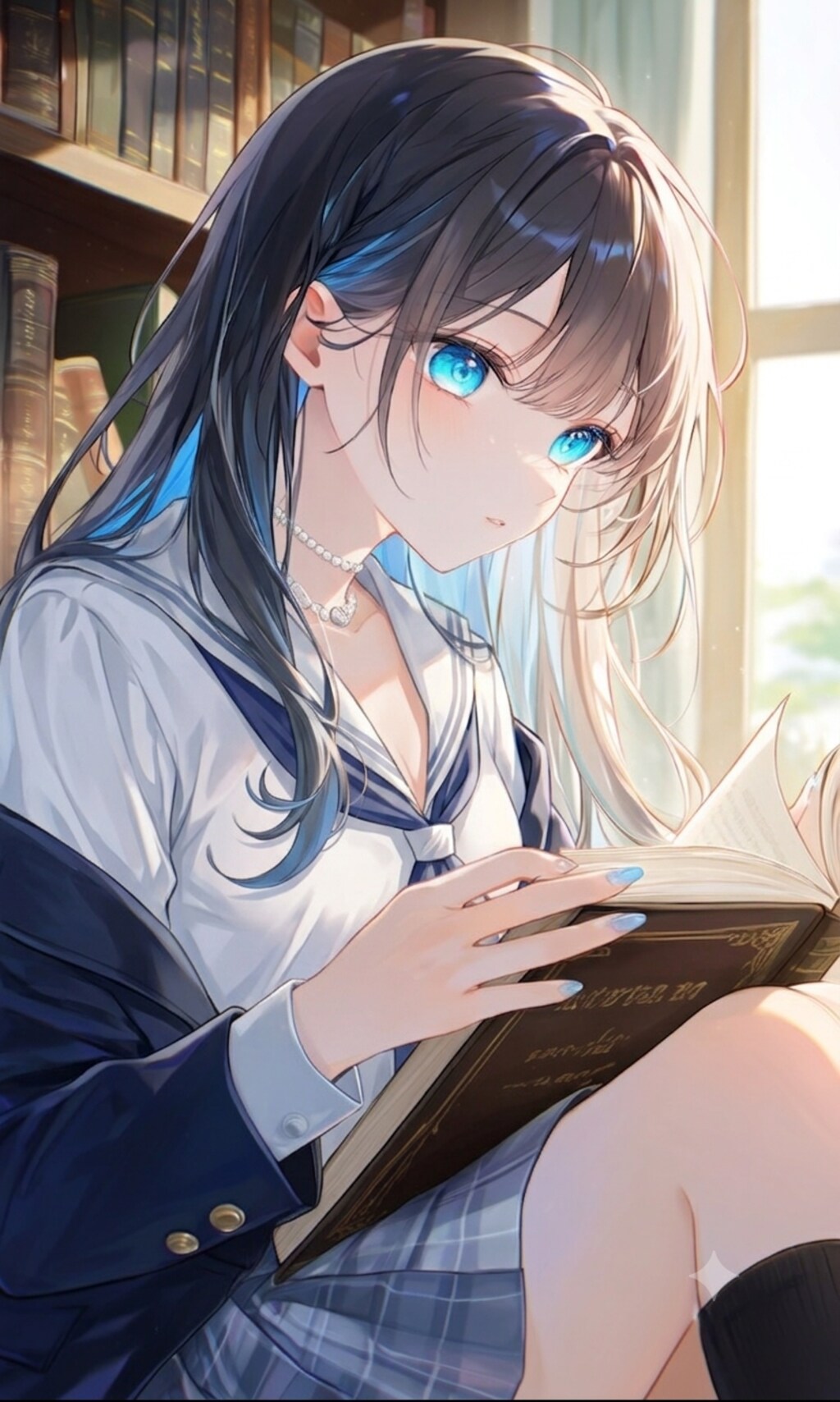 図書館の少女