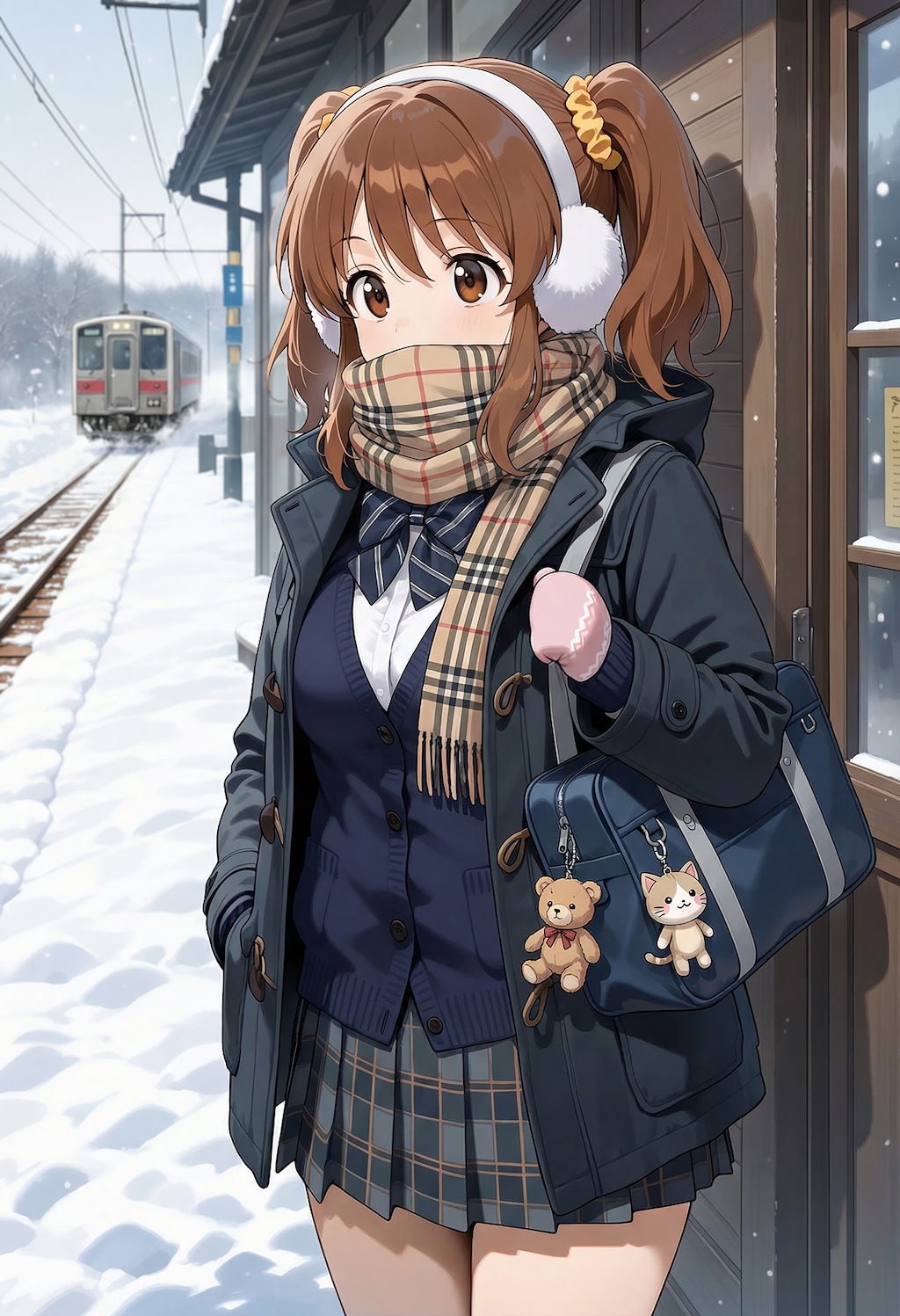 電車待ちの彼女