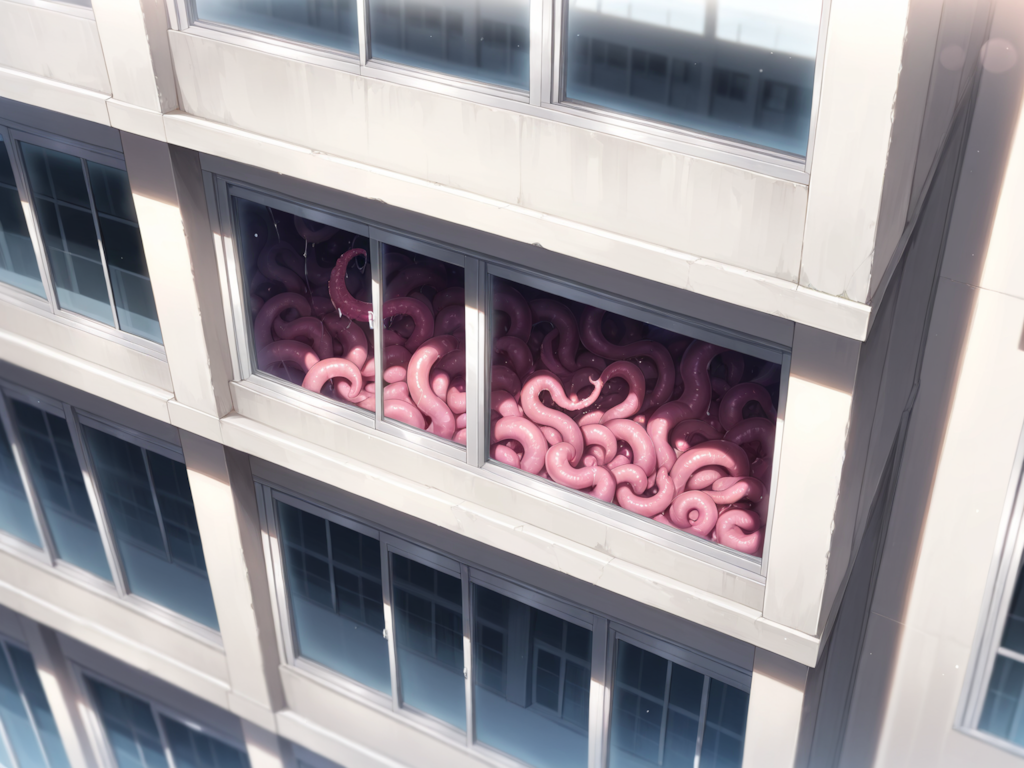 【閲覧注意】触手に覆われた教室
