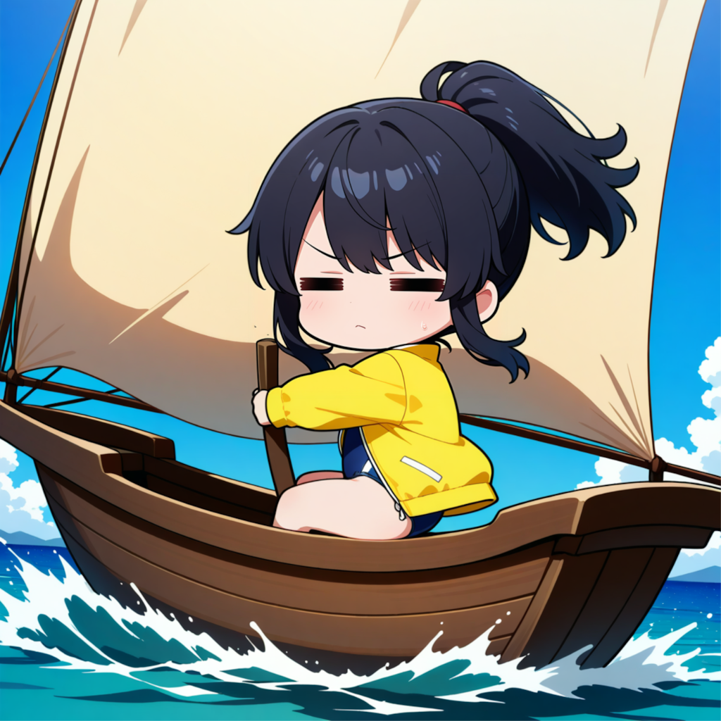 どんどん沖にいっちゃうぞ？