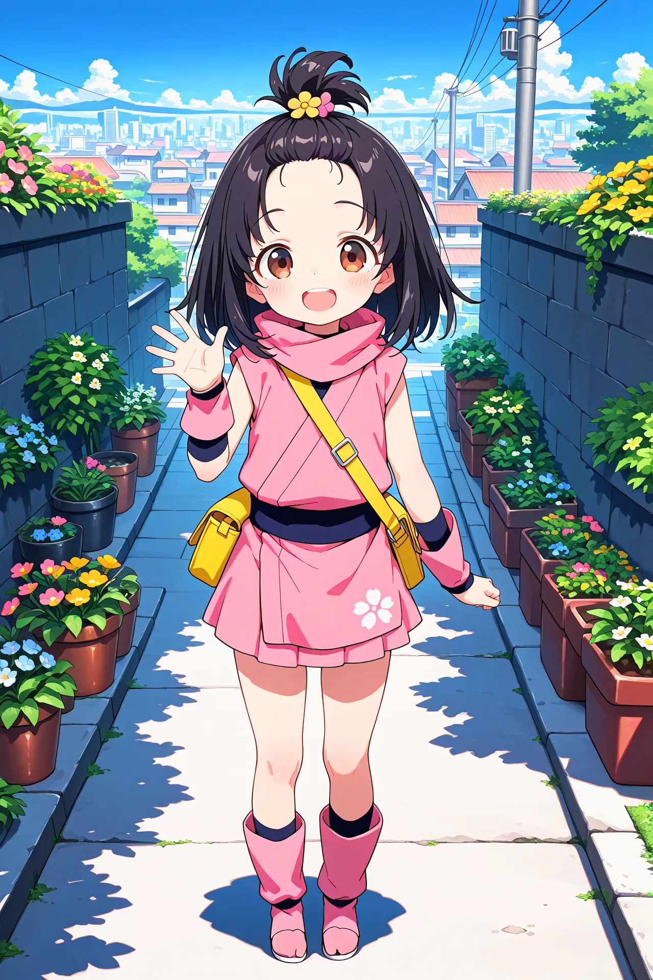 忍びの町・咲岩伊町4 | の人気AIイラスト・グラビア