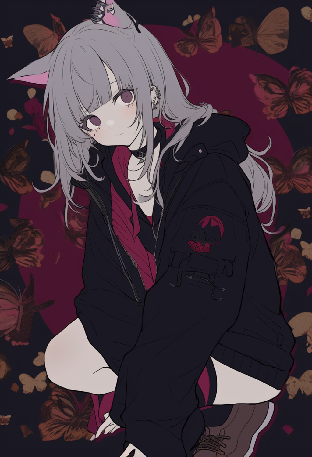 ピアス狼さん２
