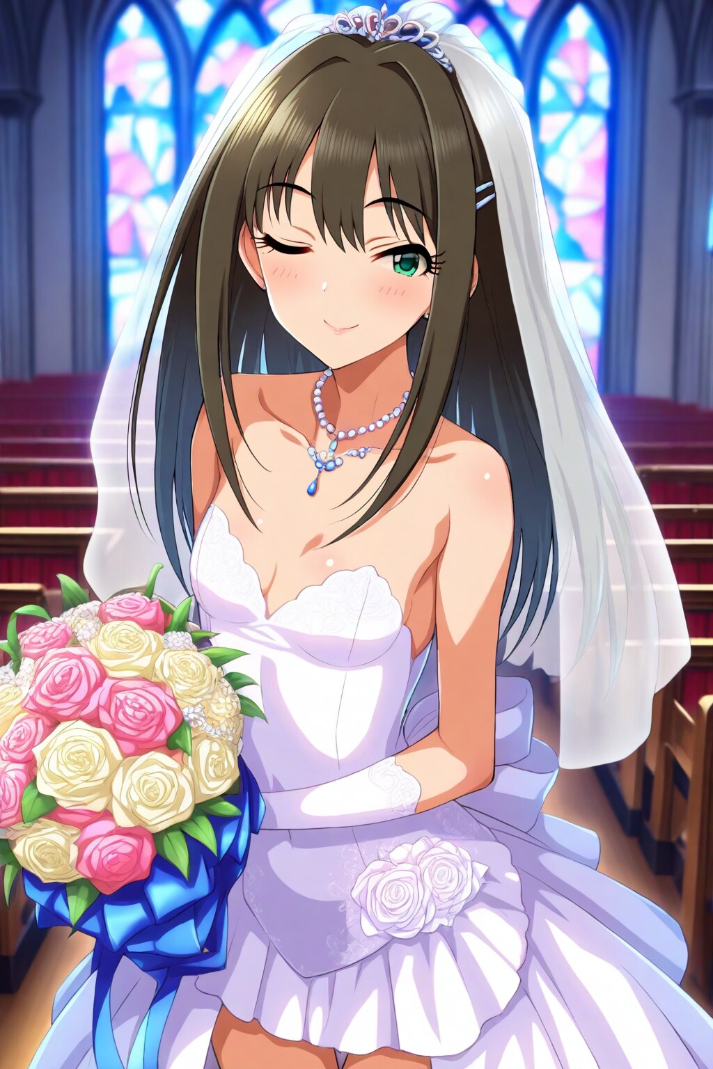 渋谷凛ちゃんのウェディングドレス姿　ー #PRISM Ver.01 ー