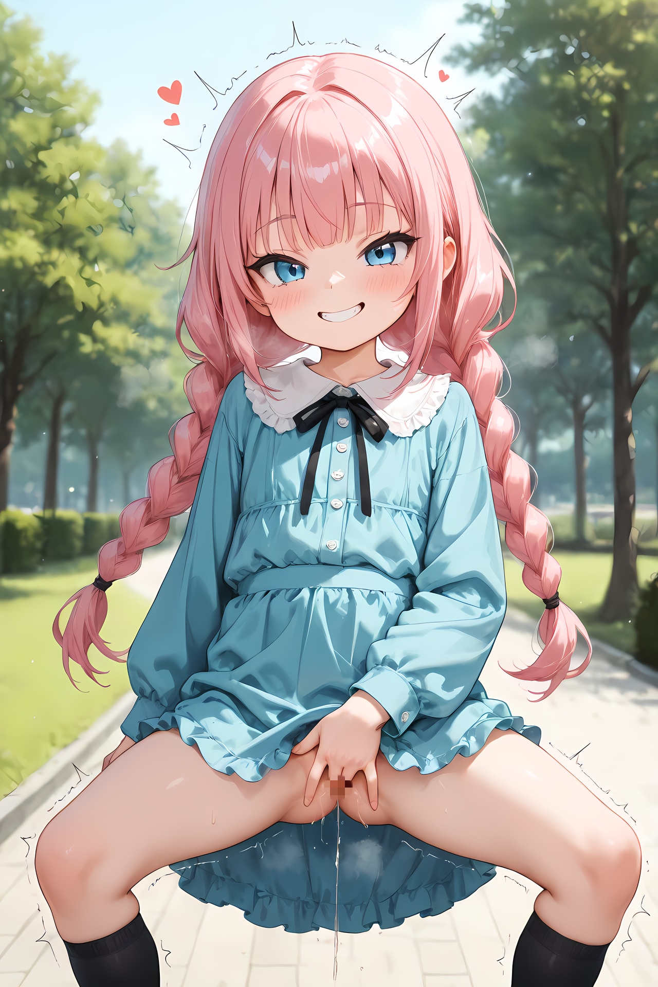 メスガキ 私服 公園 オナニー