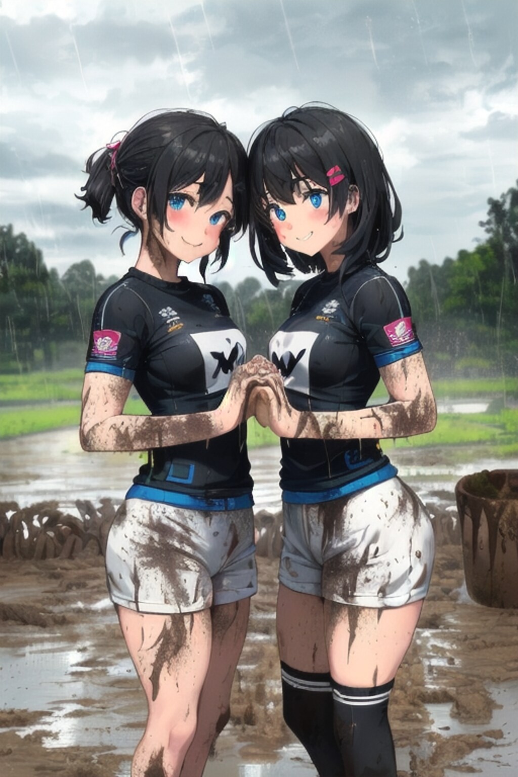 🏉泥まみれの女子ラグビー 83