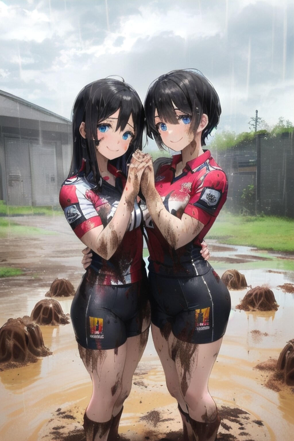 🏉泥まみれの女子ラグビー 83