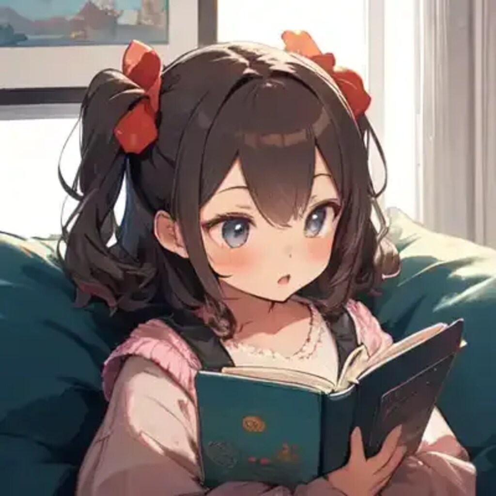 本をもらった少女たち