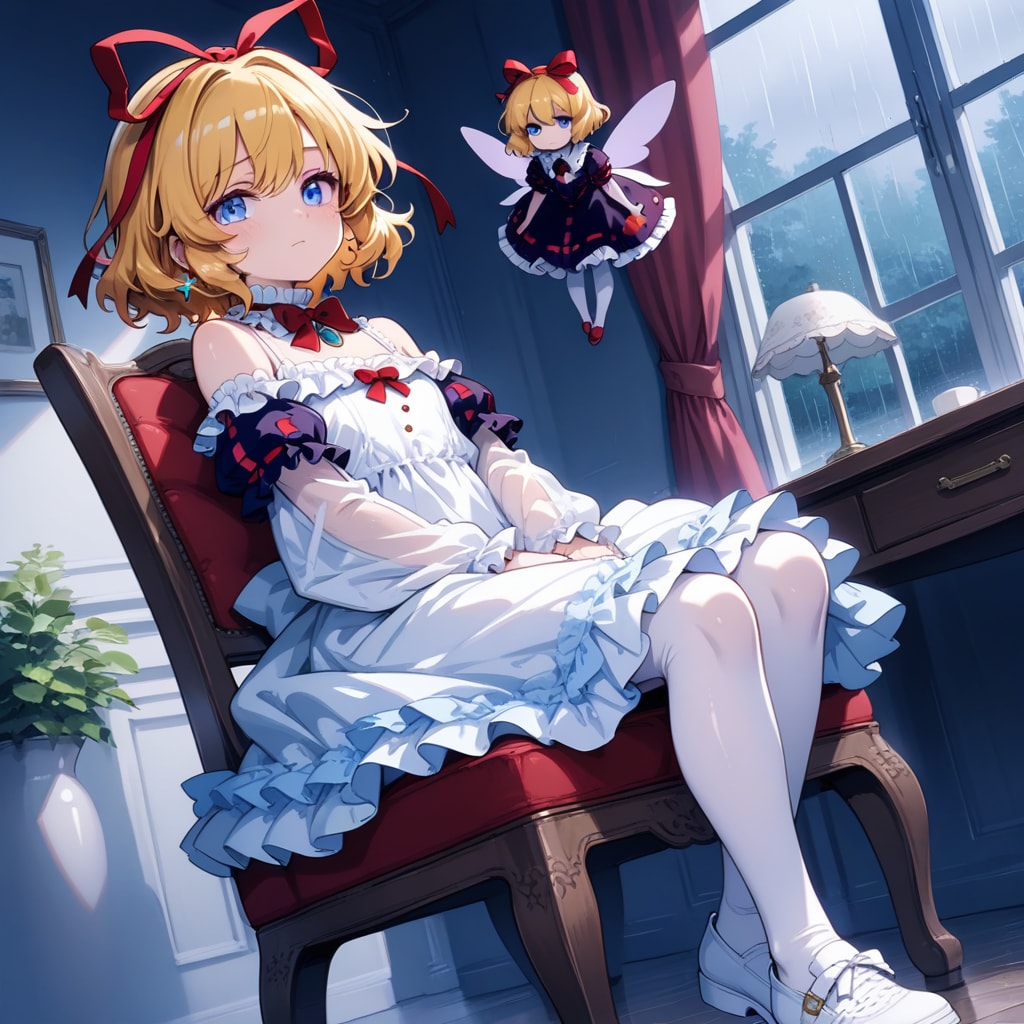 雨の日で憂鬱なLARIMARちゃん