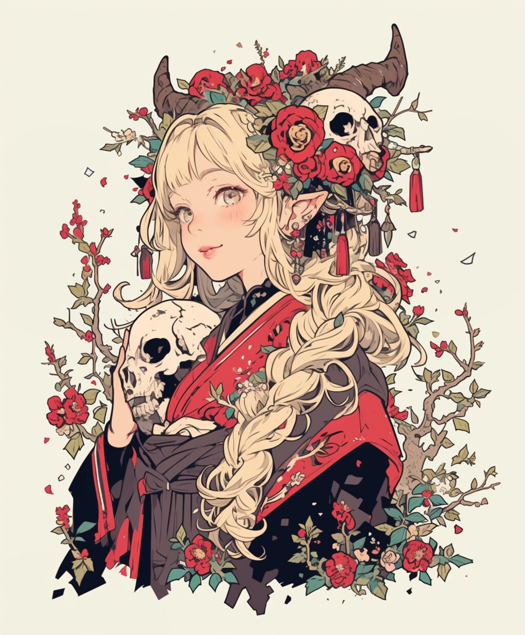 晴れ着を着た悪魔