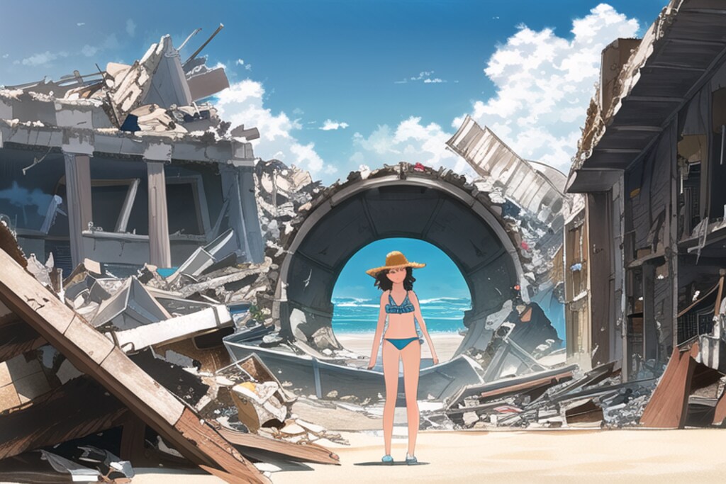 ふわ子in終末世界